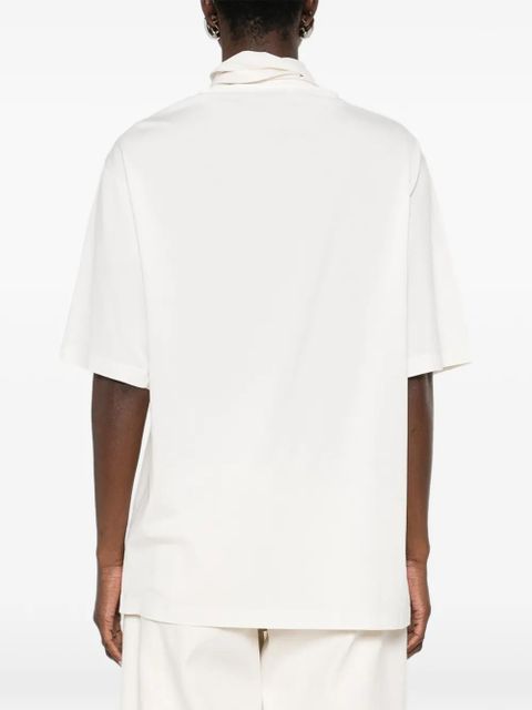 LEMAIRE roll-neck short-sleeve T-shirt - Neutrals