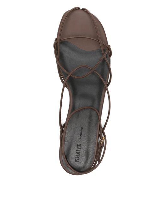 KHAITE Loulou sandals - Brown