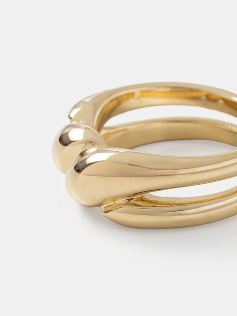 EDBLAD pierścionek pozłacany Twist - zdjęcie produktu nr 1