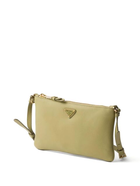 Prada leather shoulder bag - Green