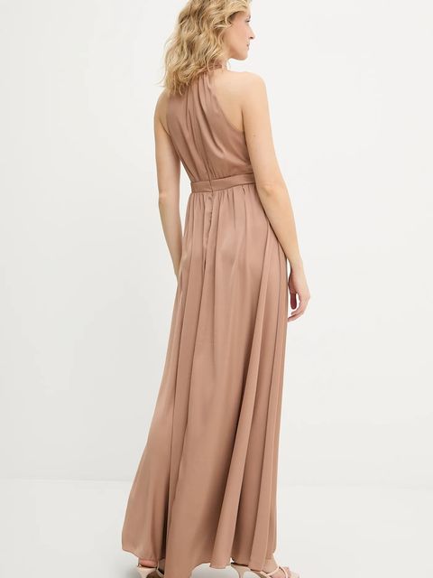 Answear.LAB sukienka kolor beżowy maxi rozkloszowana - zdjęcie produktu nr 2