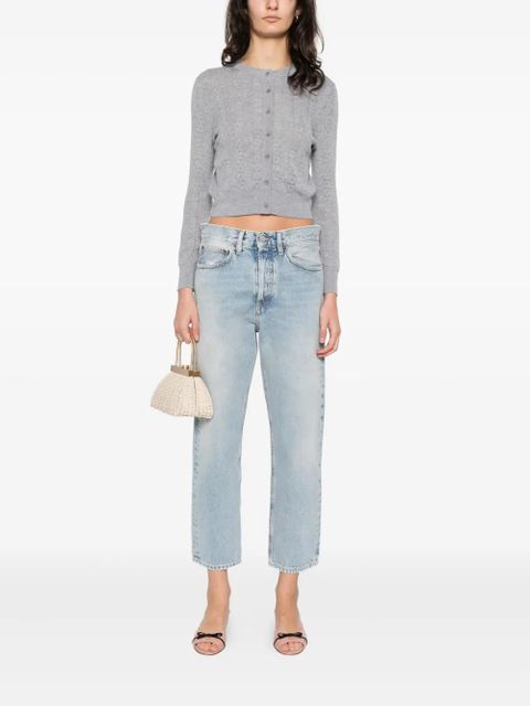 SANDRO buttoned knitted cardigan - Grey - zdjęcie produktu nr 2