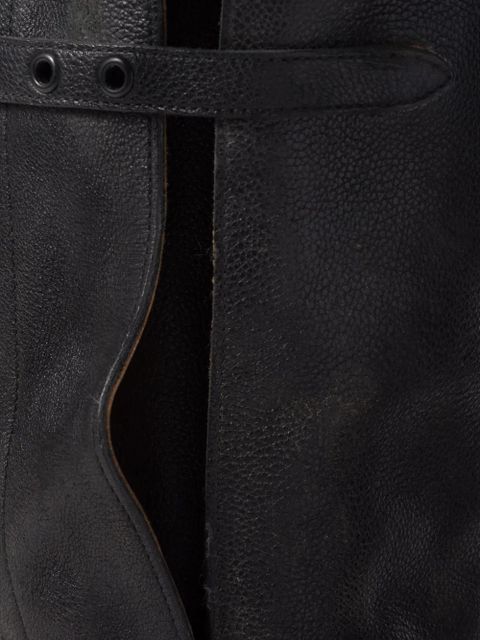 Miu Miu multi-buckle leather boots - Black