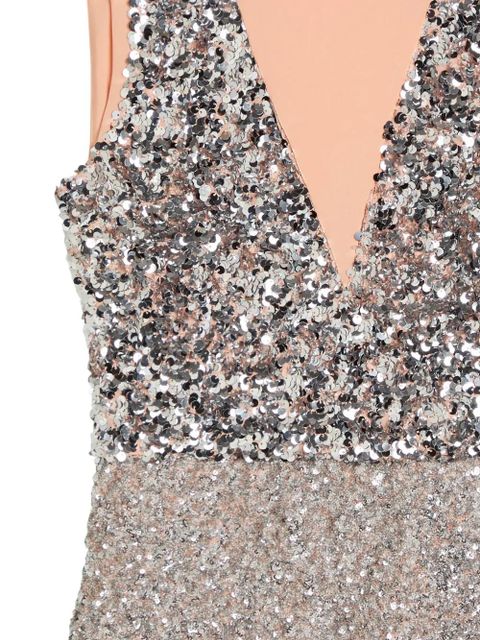 Rabanne sequin V-neck vest - Neutrals - zdjęcie produktu nr 2