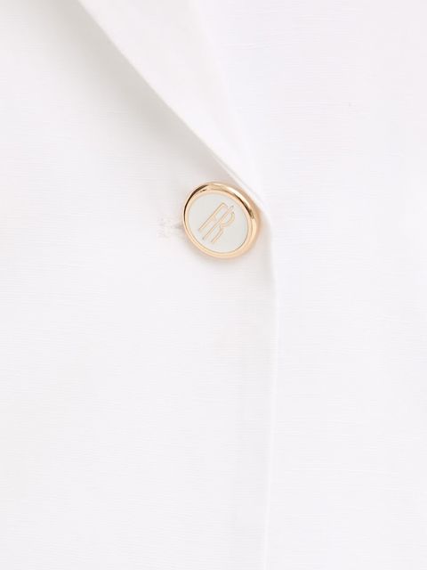 Fracomina kamizelka z dodatkiem lnu