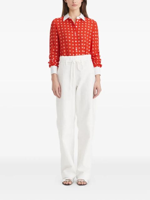 Tory Burch dot-print blouse - Red - zdjęcie produktu nr 2