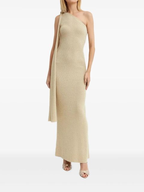 Aya Muse one-shoulder Dara maxi dress - Neutrals - zdjęcie produktu nr 2