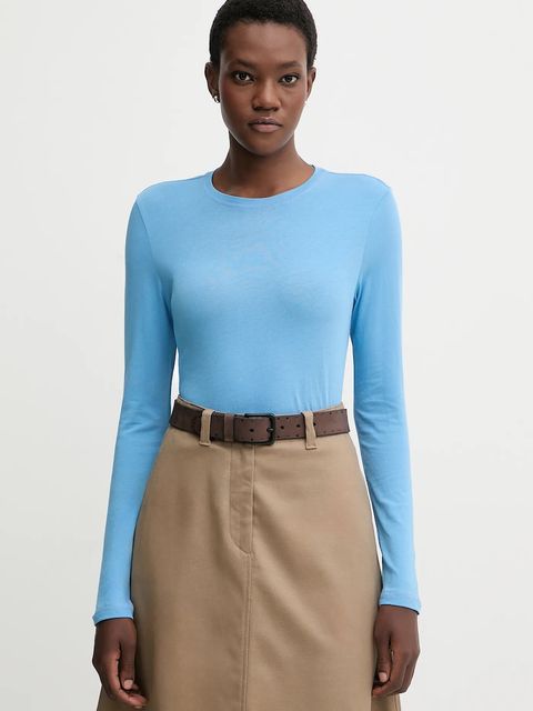 Marc O'Polo longsleeve bawełniany kolor niebieski 5000007488 - zdjęcie produktu nr 1