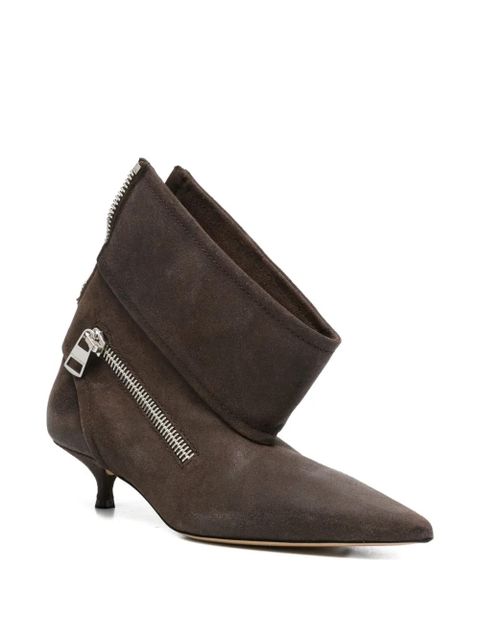 JW Anderson kitten-heel biker boots - Brown - zdjęcie produktu nr 2