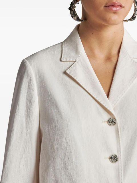 ETRO jacquard-pattern jacket - White