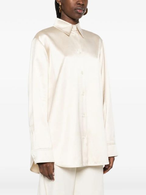 Nanushka Tanis button-fastening shirt - Neutrals