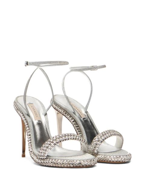 Casadei Sirio heeled sandals - Silver - zdjęcie produktu nr 2