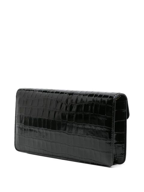TOM FORD Whitney crocodile-embossed shoulder bag - Black