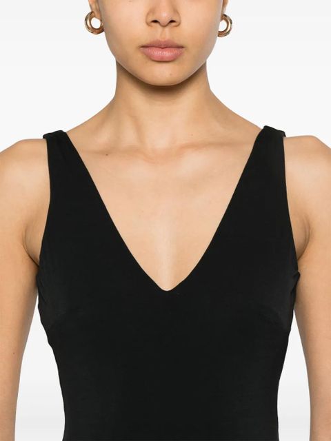 ENTIRE STUDIOS V-neck bodysuit - Black