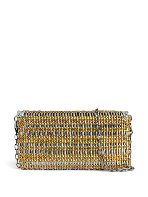 Zadig&Voltaire medium Rock Eternal clutch bag - Silver