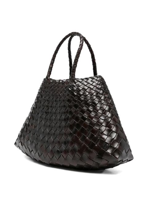 DRAGON DIFFUSION leather tote bag - Brown