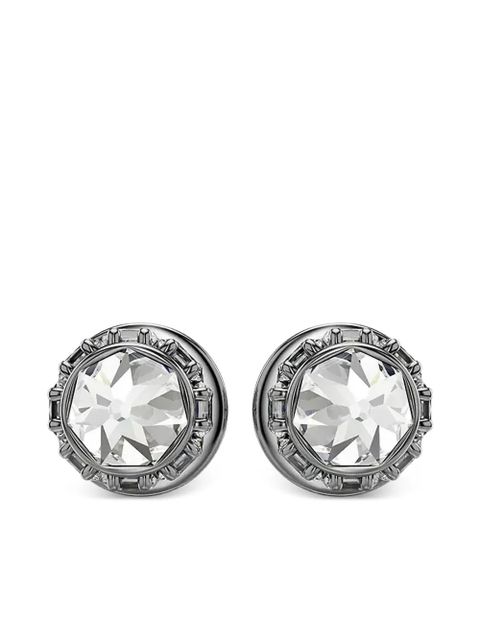 Swarovski crystal embellished earrings - Silver - zdjęcie produktu nr 1