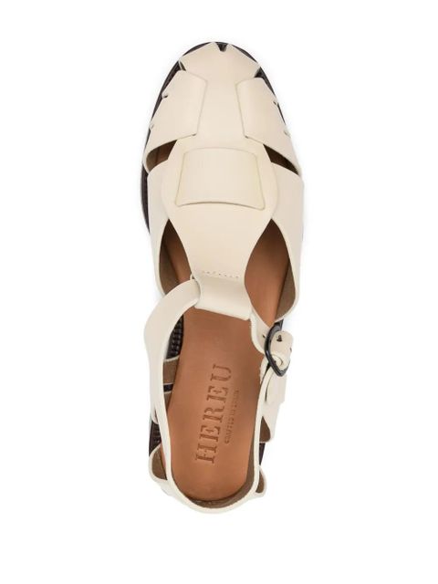 Hereu Pesca leather sandals - Neutrals