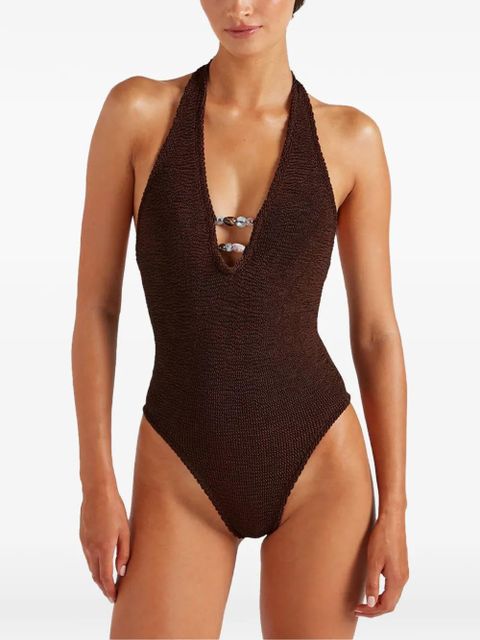 Hunza G Adriana swimsuit - Brown