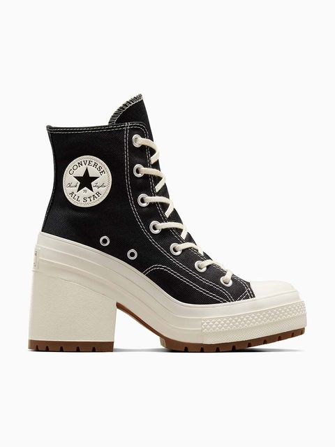 Converse trampki Chuck 70 De Luxe Heel damskie kolor czarny A05347C - zdjęcie produktu nr 1