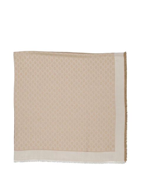 Gucci GG pattern shawl - Neutrals - zdjęcie produktu nr 1