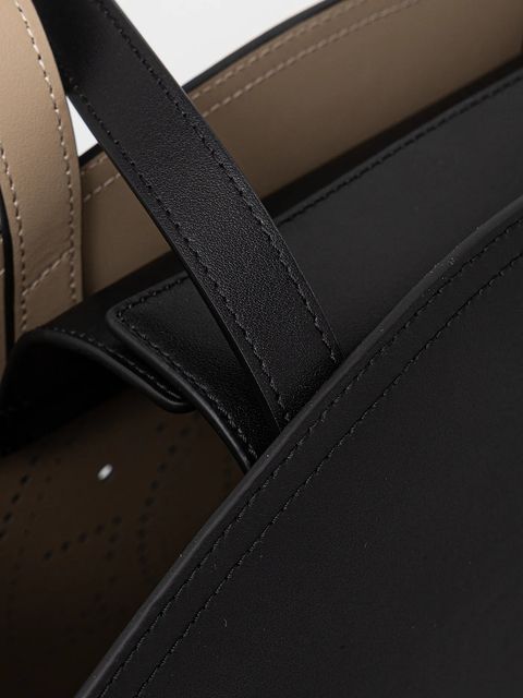 Karl Lagerfeld torebka skórzana kolor czarny A1W30060