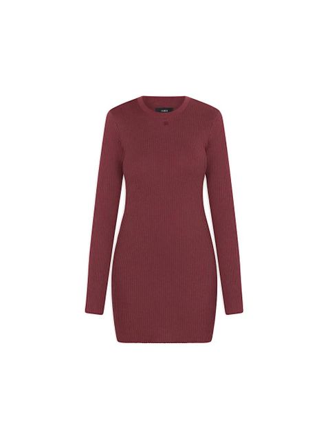 AMIRI long-sleeve mini dress - Red - zdjęcie produktu nr 2