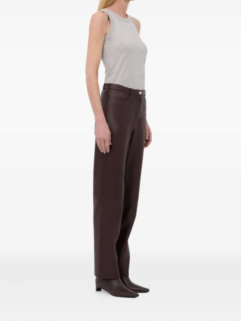 LouLou de Saison Cobe leather trousers - Brown