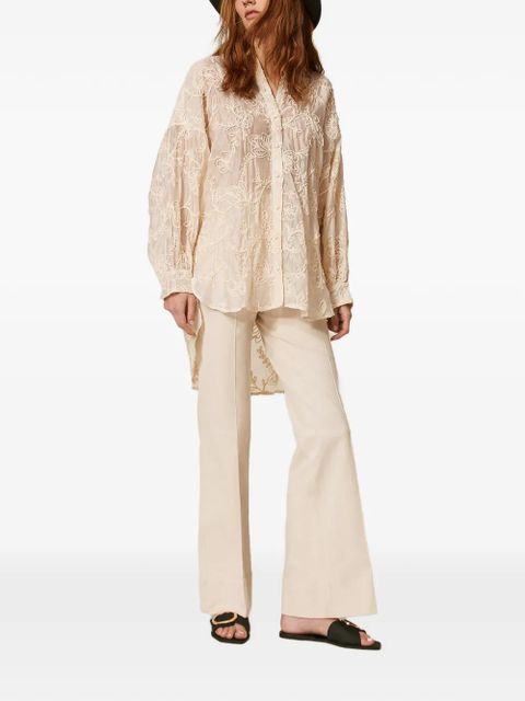 TWINSET embroidery shirt - Neutrals - zdjęcie produktu nr 2