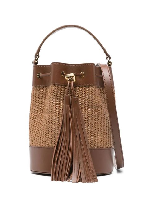 Gianvito Rossi tassel-detail bucket bag - Brown - zdjęcie produktu nr 1