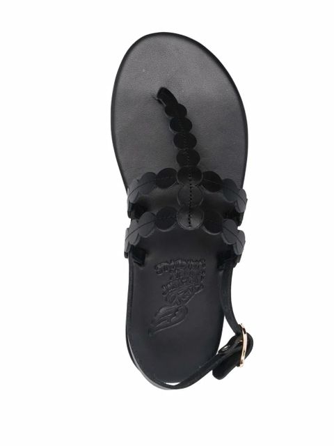 Ancient Greek Sandals slingback strap sandals - Black
