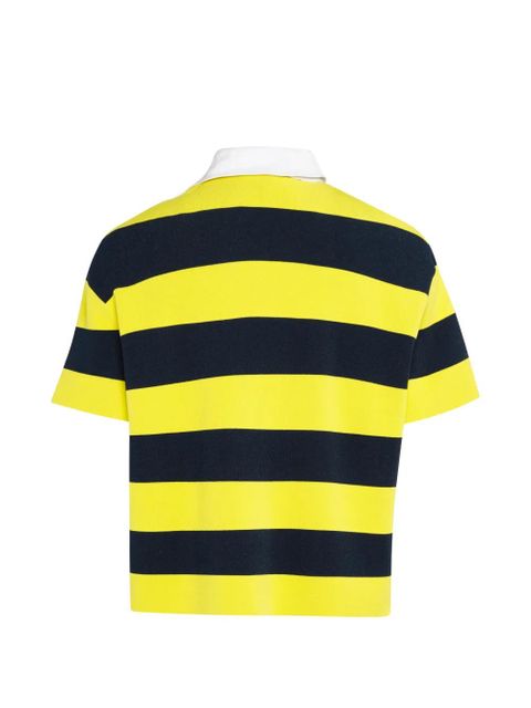 A.W.A.K.E. Mode striped polo top - Yellow - zdjęcie produktu nr 2