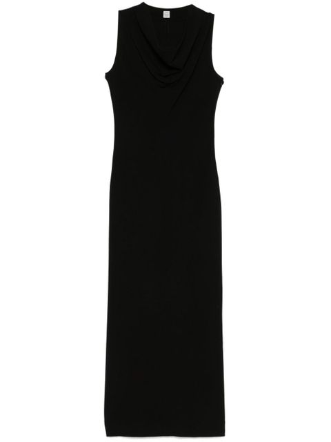 TOTEME cowl-neck maxi dress - Black - zdjęcie produktu nr 1