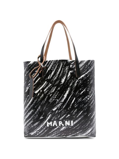 Marni logo-print tote bag - Black - zdjęcie produktu nr 1