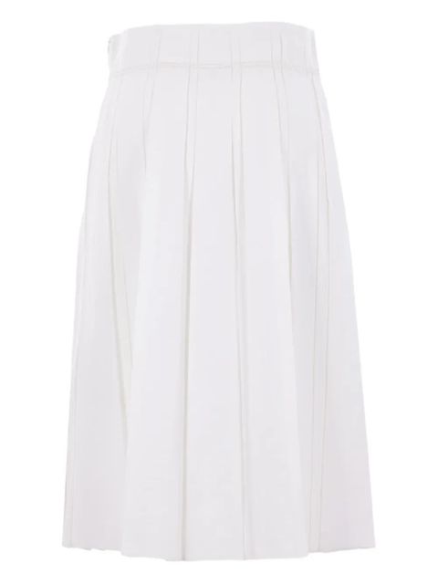Jil Sander linen skirt - White - zdjęcie produktu nr 2