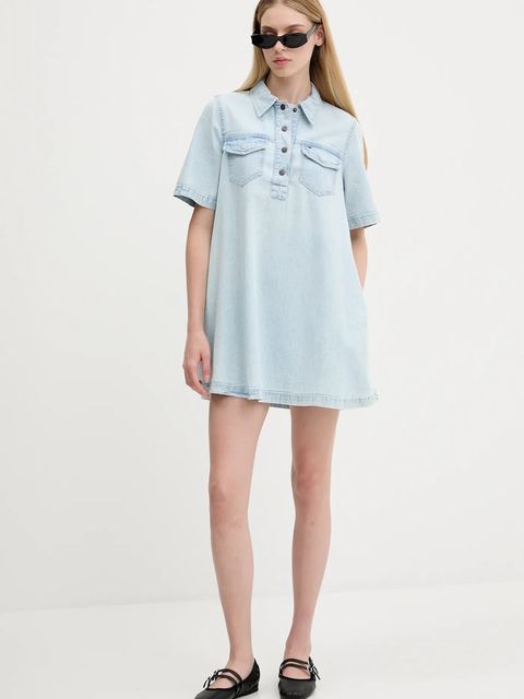 Tommy Jeans sukienka jeansowa - zdjęcie produktu nr 2