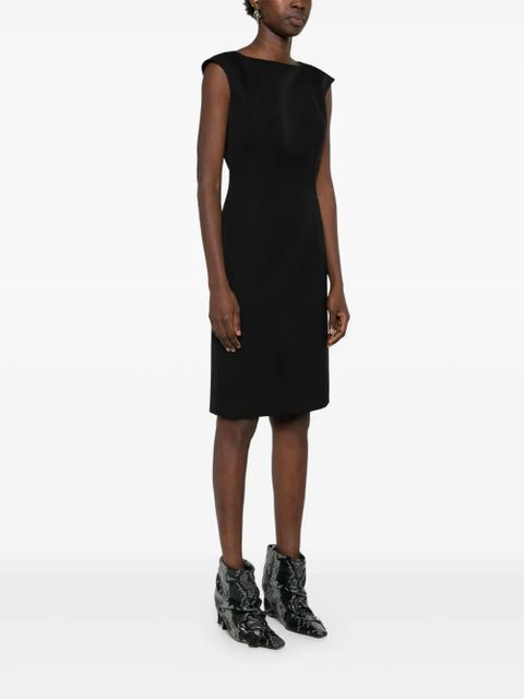 Alexander McQueen wool mini dress - Black