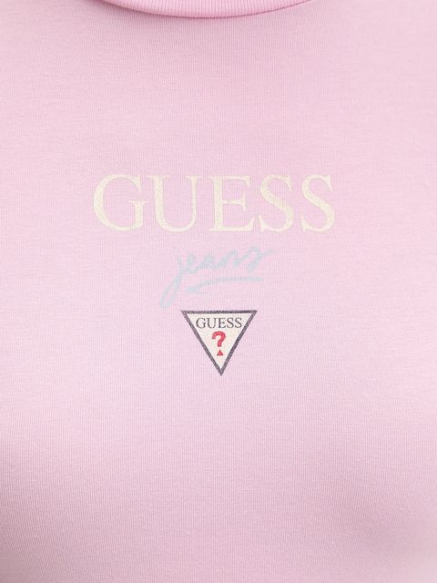 Guess Jeans t-shirt damski kolor różowy W6RI15 J1314