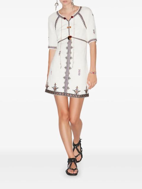 MARANT ÉTOILE Zatini dress - White - zdjęcie produktu nr 2
