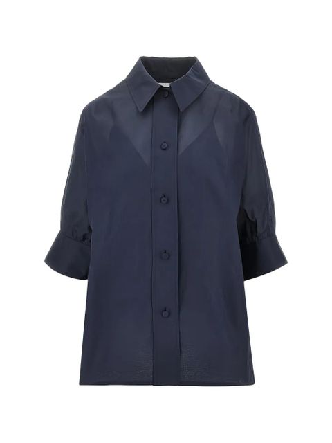 Jil Sander organdy buttoned shirt - Blue - zdjęcie produktu nr 1