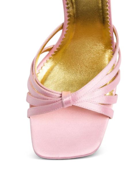 Valentino Garavani Preshoes satin sandals with crystals 90mm - Pink