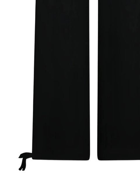Max Mara Nigeria tie-fastening trousers - Black