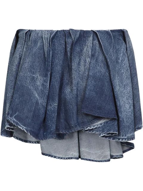 Diesel asymmetric denim skirt - Blue - zdjęcie produktu nr 2