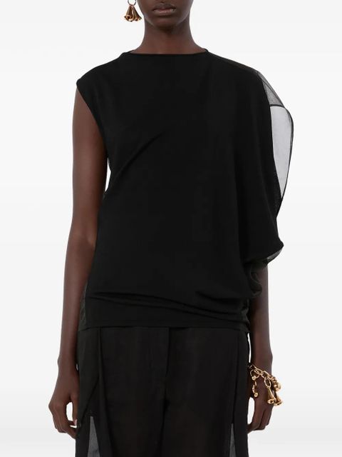 Sportmax asymmetrical blouse - Black - zdjęcie produktu nr 2