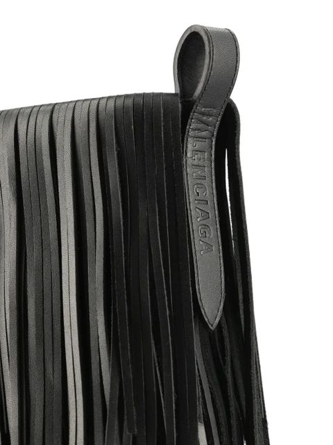 Balenciaga fringed-embellishment boots - Black