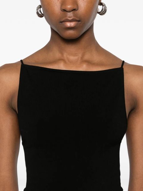 St. Agni square-neck tank top - Black