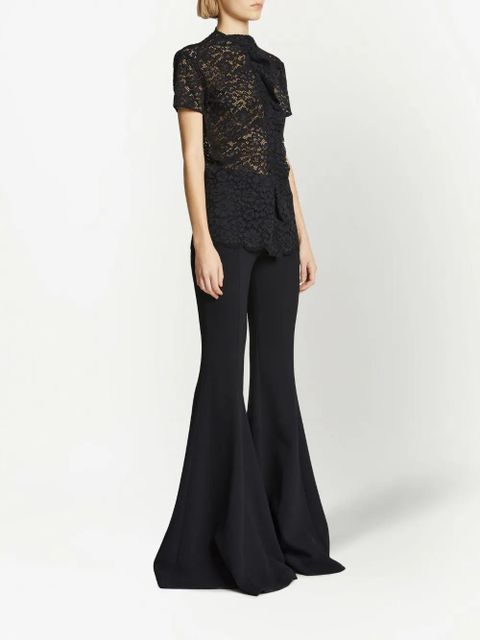 Proenza Schouler stretch lace top - Black
