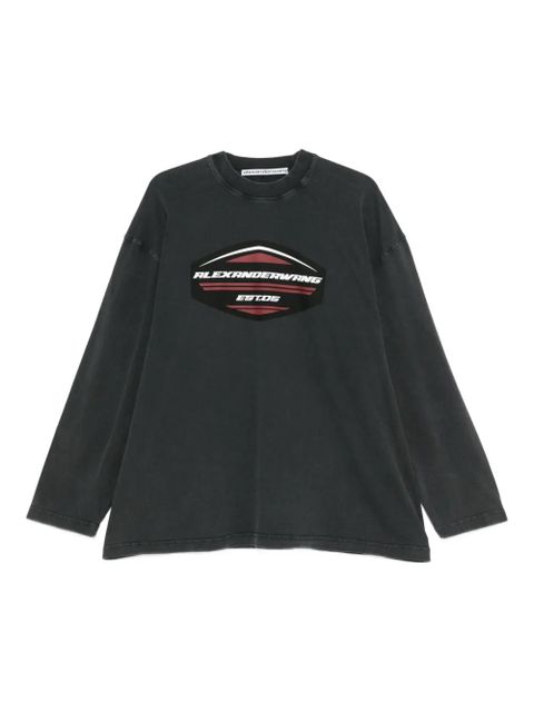 Alexander Wang Long-Sleeved Graphic jersey - Grey - zdjęcie produktu nr 1