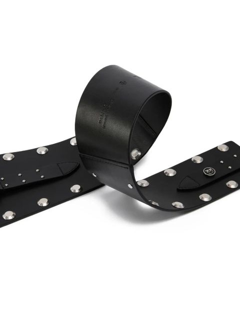 PINKO studded buckle belt - Black - zdjęcie produktu nr 2