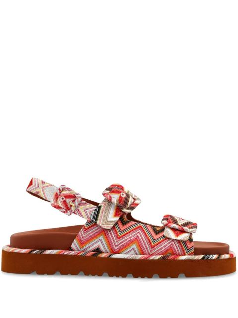 Missoni patterned sandals - Red - zdjęcie produktu nr 1